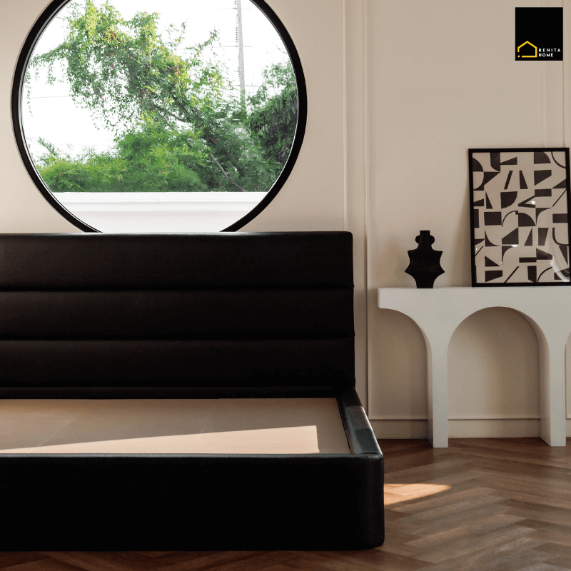 เตียงนอน 3.5 ฟุต RENITA HOME รุ่น Payton สีน้ำตาลเข้ม